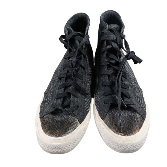 Converse Shoes Womens 10 Sneakers Chuck Taylor All Star II Flyknit Hi Lunarlon - Picture 14 of 16